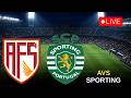 LIVE AFS vs Sporting CP | Liga Portugal - Video Game Simulation