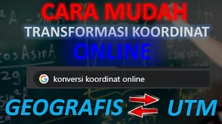 Cara Konversi Koordinat utm ke geografis Online screenshot 5