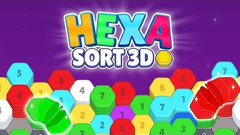 Hexa Sort 3D: Color Puzzle (by Sonat Joint Stock Company) IOS Gameplay Video (HD)