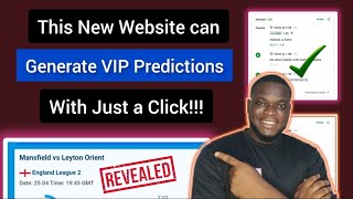 VIP websites that generates 100% football Prediction with Just 1 click | Sport Prediction #betting screenshot 4