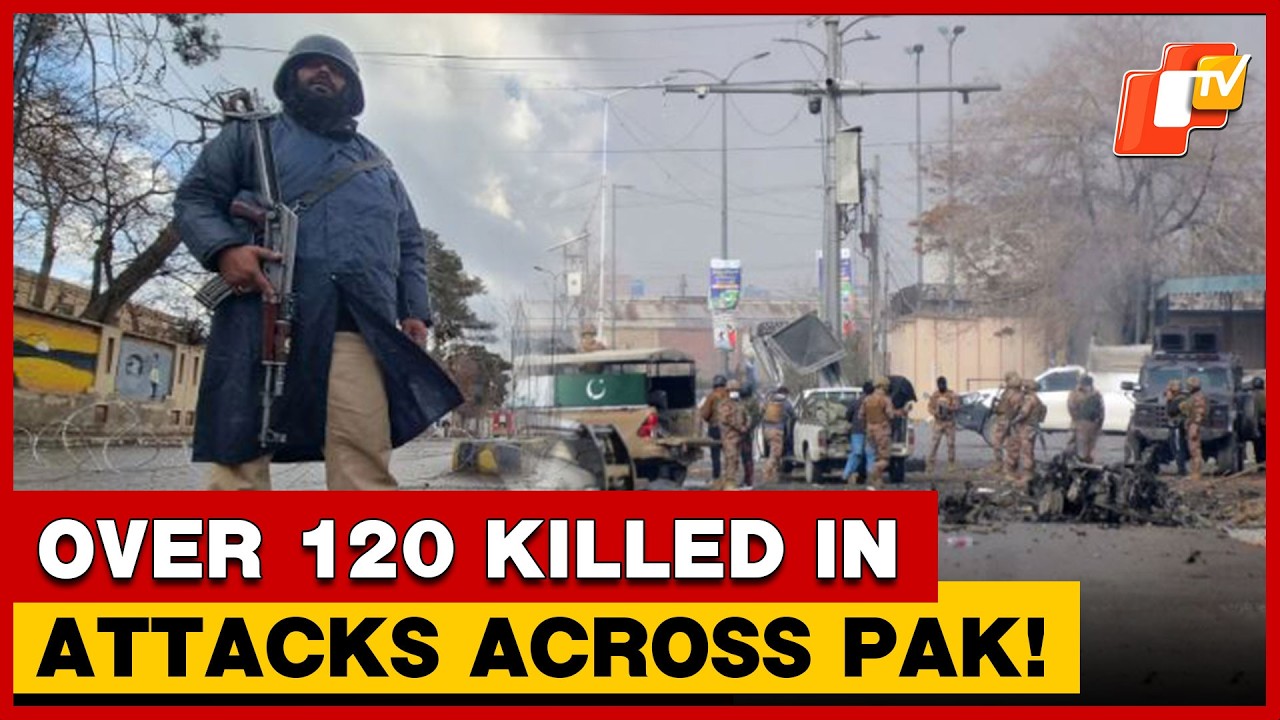 Over 120 Killed In Coordinated Militant Attacks Across Southwestern Balochistan In Pakistan | OTV