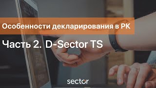 Часть 2. Особенности декларирования в РК: D-Sector TS