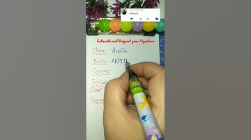 Arpita name signature style🖊️💯#youtubeshorts #ytshorts #youtube