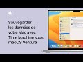 Sauvegarder les donnes de votre mac avec timemachine sous macosventura  assistance apple