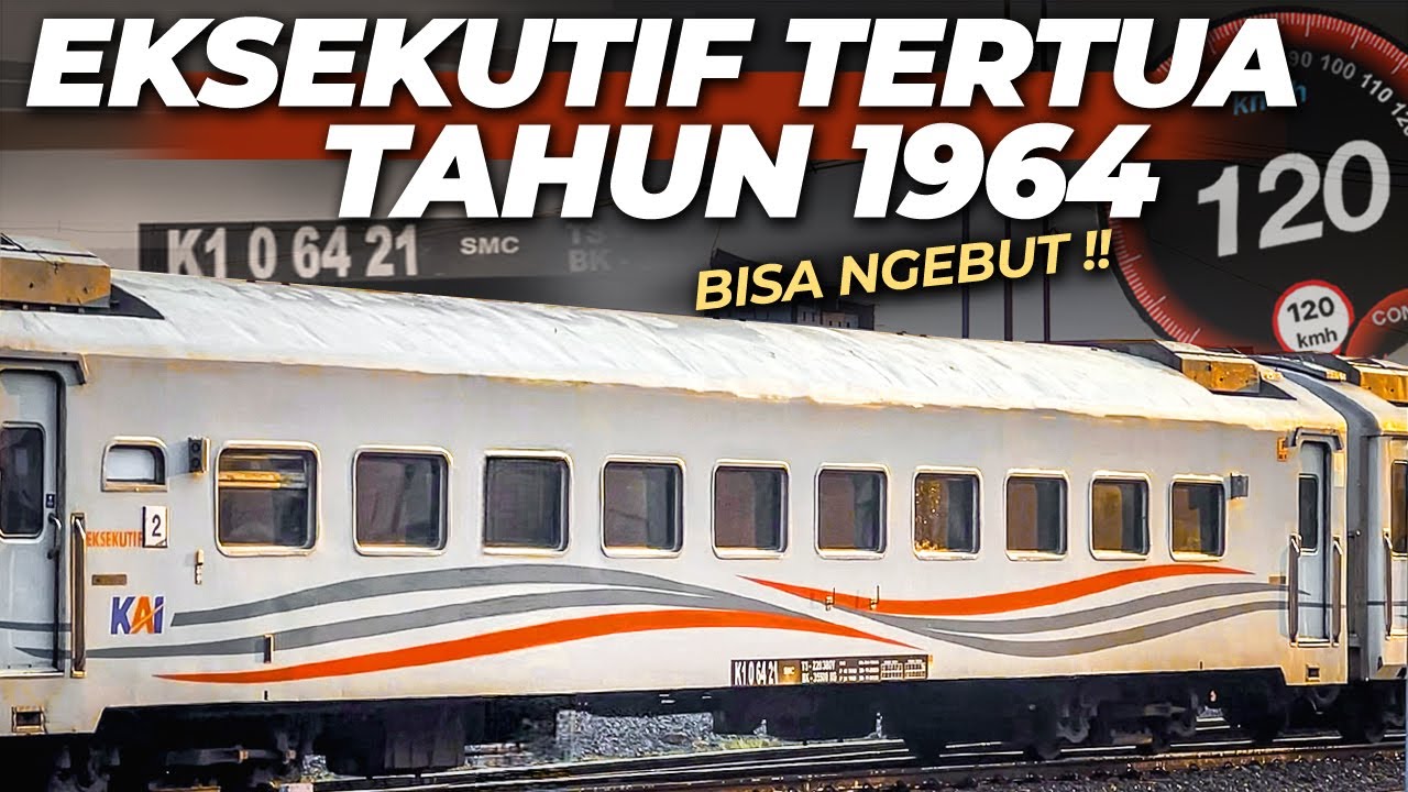 KERETA EKSEKUTIF TERTUA SAAT INI ‼️ TAHUN 1964 BISA NGEBUT 120 km/jam | Trip KA Menoreh Eksekutif