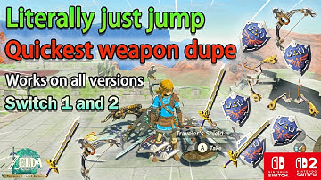 Insanely FAST Weapon, Shield, Bow Duplication Glitch in Tears of the Kingdom | Works on all versiosn