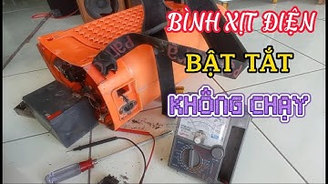 Sửa bình xịt điện bật tắt không chạy rất dễ