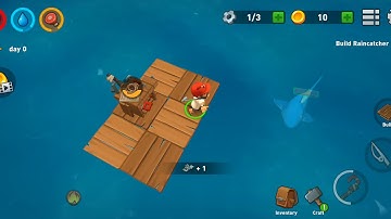 epic raft fighting zombie shark survival gameplay part 1 for Android & iOS