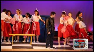 02 26 2015 South Hunterdon Regional HS Grease 08 Julianna Zalescik Guilia Reading Chris Nanneman Ryd
