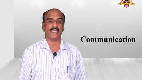 SDM E-Learning: Communication (Bhaskara Hegde)