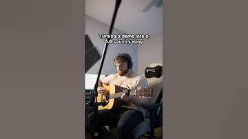 How to turn a demo into a full song #shorts #countrymusic