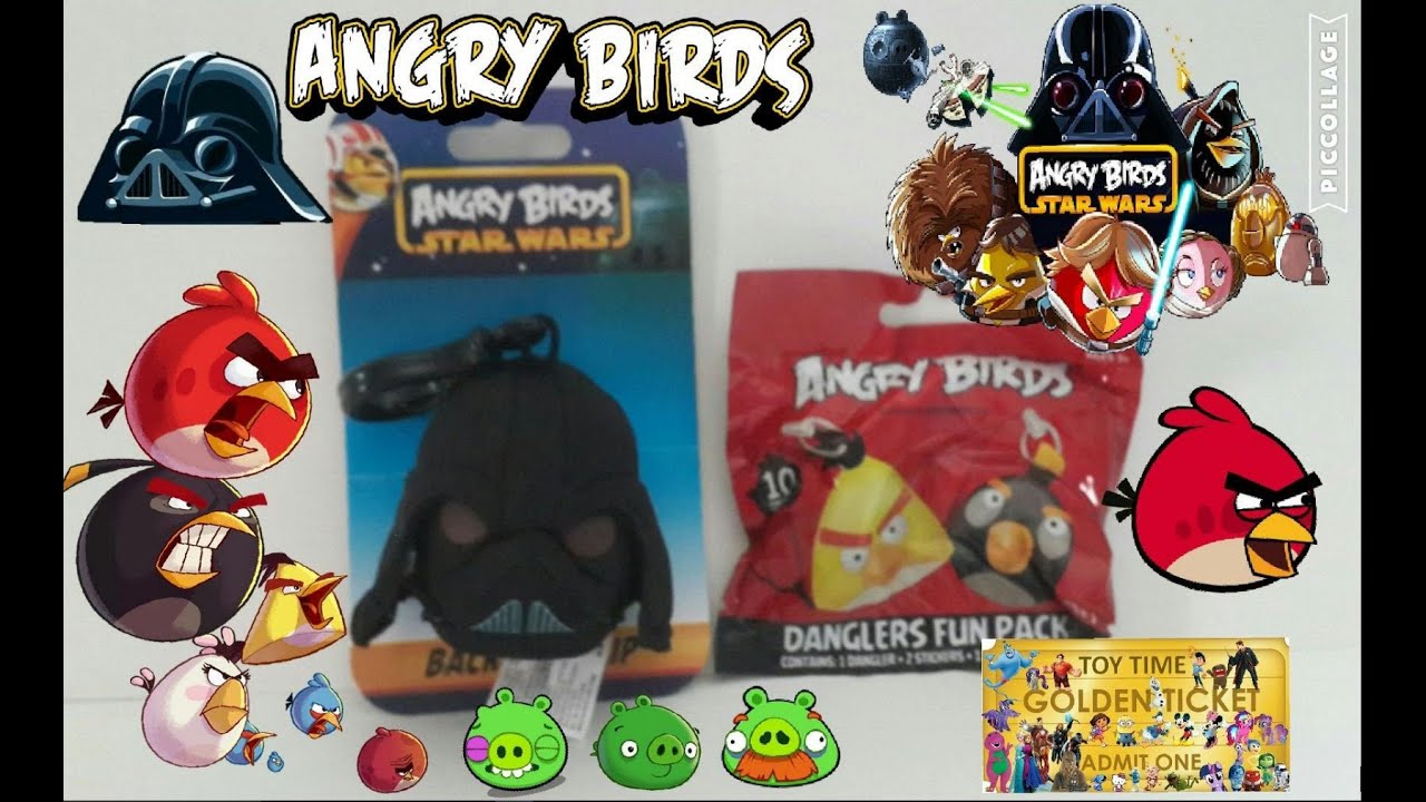 Angry Birds Backpack Clip schwarzer Vogel 