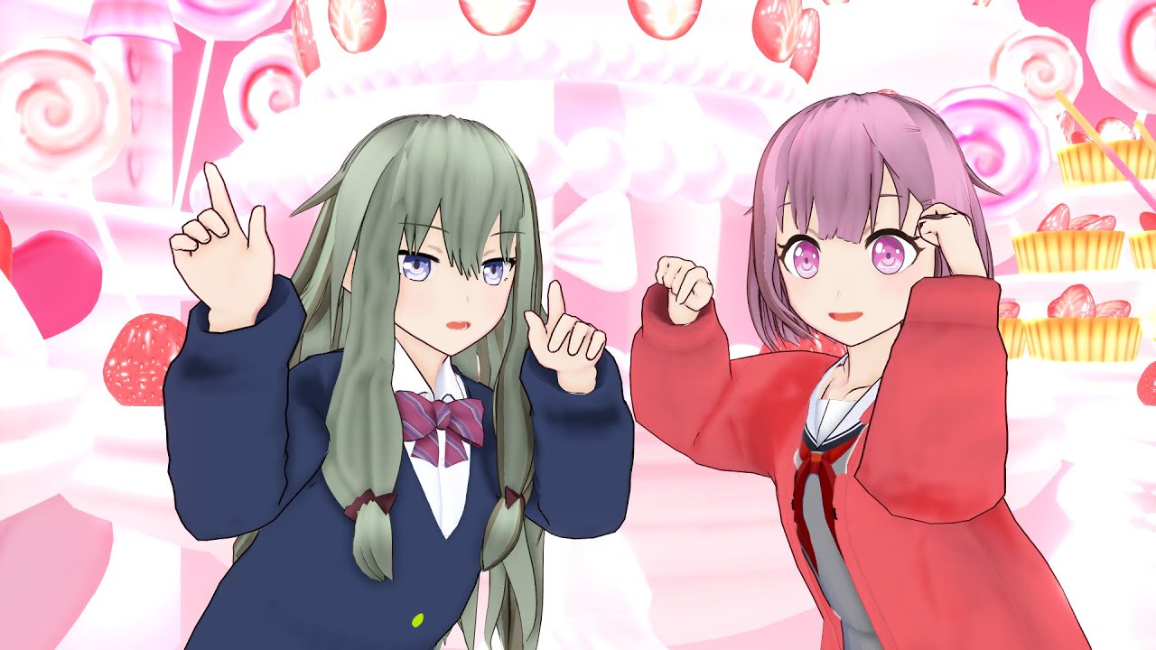 【プロセカMMD】鳳えむと草薙寧々でスターリースカイ☆パレード【自作VRoid】