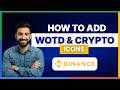 How to add WOTD and crypto box icons to Binance app [LATEST GUIDE]