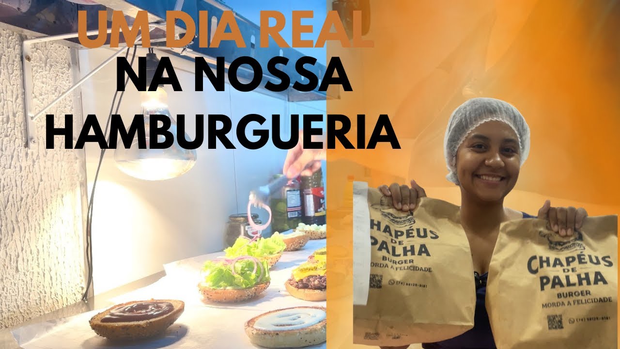 VLOG real de um dia de delivery e atendimento presencial na nossa hamburgueria em casa.