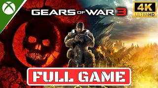 GEARS OF WAR 3 Gameplay Walkthrough FULL GAME [4K 60FPS, No Commentary]
