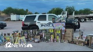 Thousands of dollars of illegal fireworks seized in Arizona