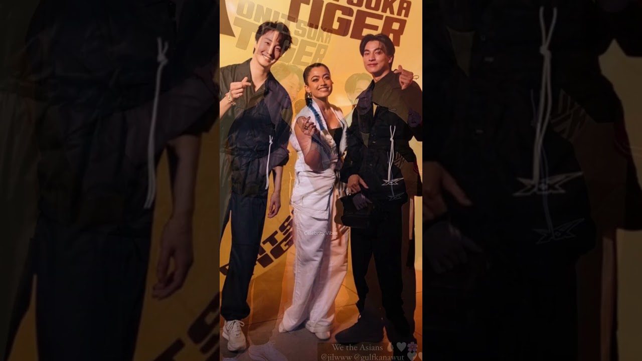 Rashmika Mandanna with her fav heroes | Rashmika with Korean actor Jung il Woo and Gulf 