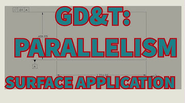 GD&T Parallelism Tolerance, Surface Application