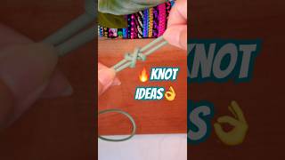 So easy! 👌 Paracord knot ideas #shorts #easy #howto #knot #tutorial #craft #useful