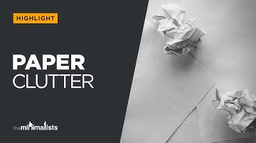How to Deal with Paper Clutter