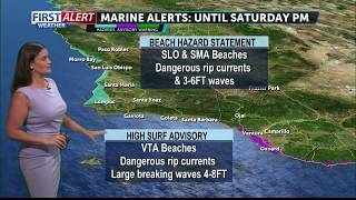 Tracking dangerous rip currents Wednesday