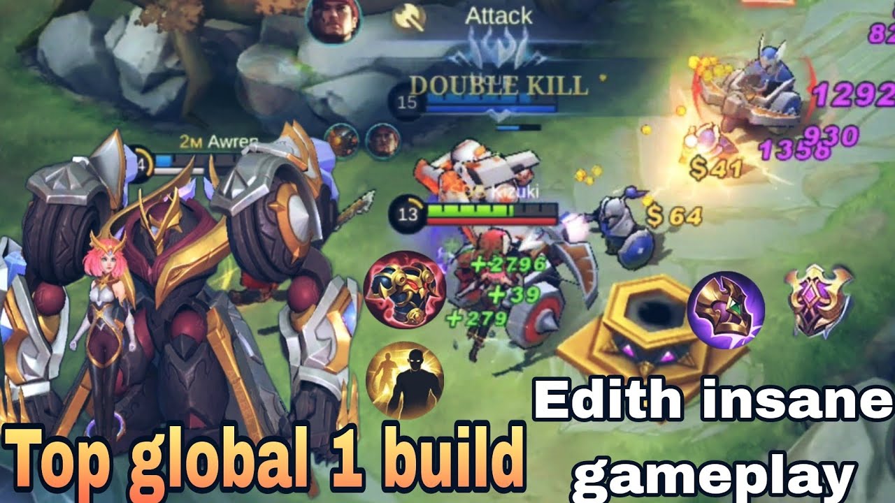 Edith Meta Build Edith the next annoying meta | Edith Top global 1 build | MLBB - YouTube
