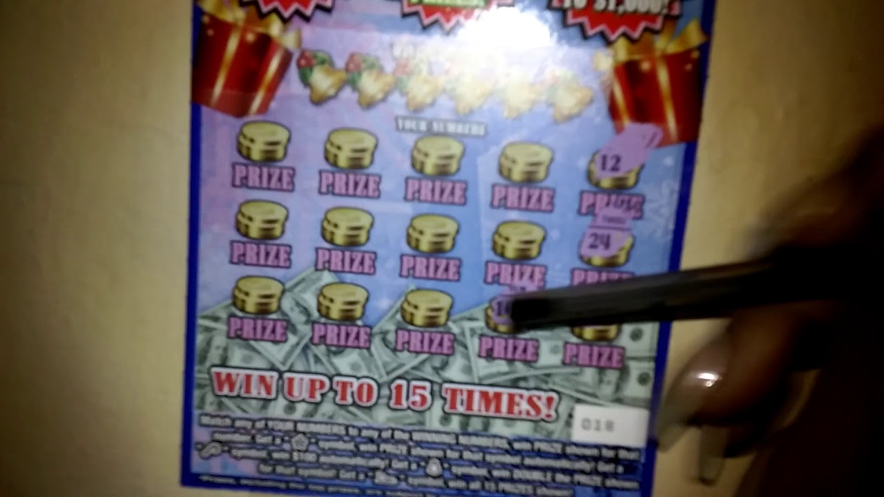 Holiday cash 10.00 fl lottery scratch off ticket YouTube