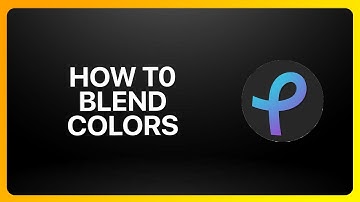 How To Blend Colors In Pixlr Tutorial