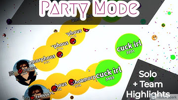 Born To Party - Agar.io Highlights (OP-Bots.com)