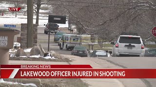 Lakewood police officer injured in shooting