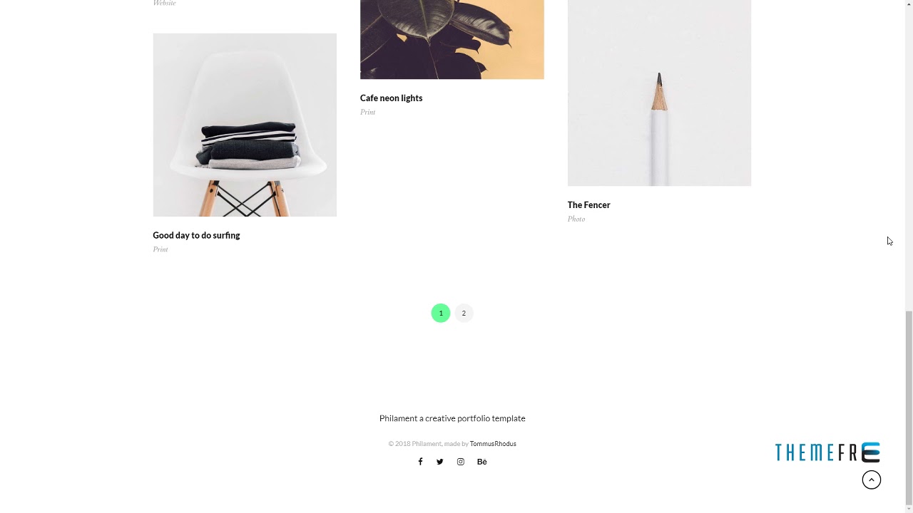 Elementor Philament - Creative Photography/Portfolio WordPress Elemen