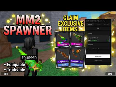 🔥 BEST MM2 Spawner Script 2026! | MM2 Weapon Spawner | Equipable & Tradeable | KEYLESS