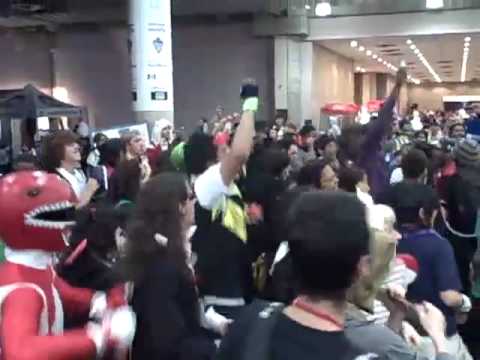 NY Anime Fest Sun 2009 - YMCA Dancing