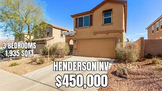 Henderson NV Home Tour Near Cadence 3 Bed 2.5 Bath Loft 1935 Sq Ft No Back Neighbors
