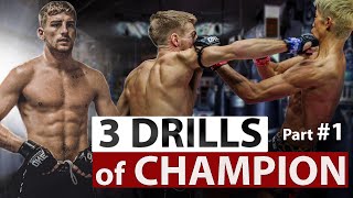 Jonathan Haggerty's DANGEROUS Western Muay Thai Style. 3 drills of champ. Part 1 @Jonathan Haggerty