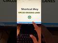 Circled Crossing Lanes Symbol Shortcut Key #shorts #computer #msword
