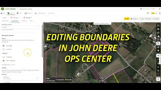 Boundary Editing in Ops Center
