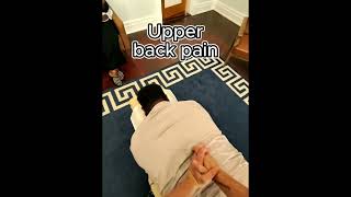 Upper back adjustments can help with upper back pain and can help improve mobility.