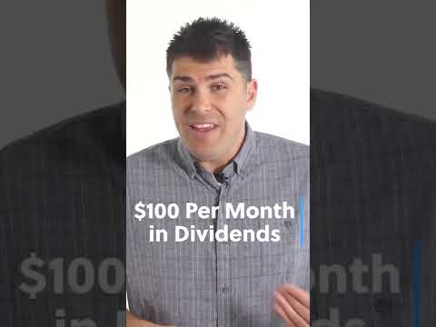 How To Make 100 Per Month In Dividends Shorts
