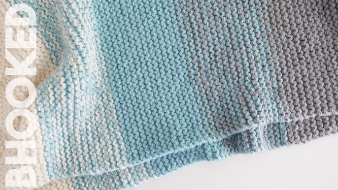 How To Easily Knit A Big Yarn Blanket – Mama In A Stitch