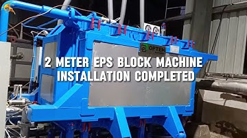 2 Meter EPS Block Machine Installation Completed, Beautiful EPS Block Molding Machine