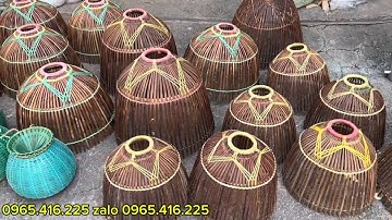 ÚP CÁ BẰNG CHIẾC NƠM ĐAN BẰNG CẬT TRE GIÀ NHƯ NÀY QUÁ SỊN Ạ 