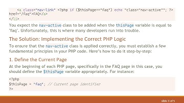How to Dynamically Add a nav-active Class to an "a href" Element Using PHP