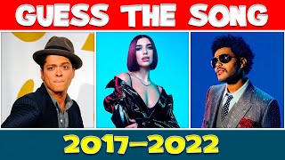 Guess the Song 🎤🎶 | Most Popular Songs 2017 to 2022 | Music Quiz