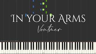 in your arms - Vontmer (Piano Tutorial)