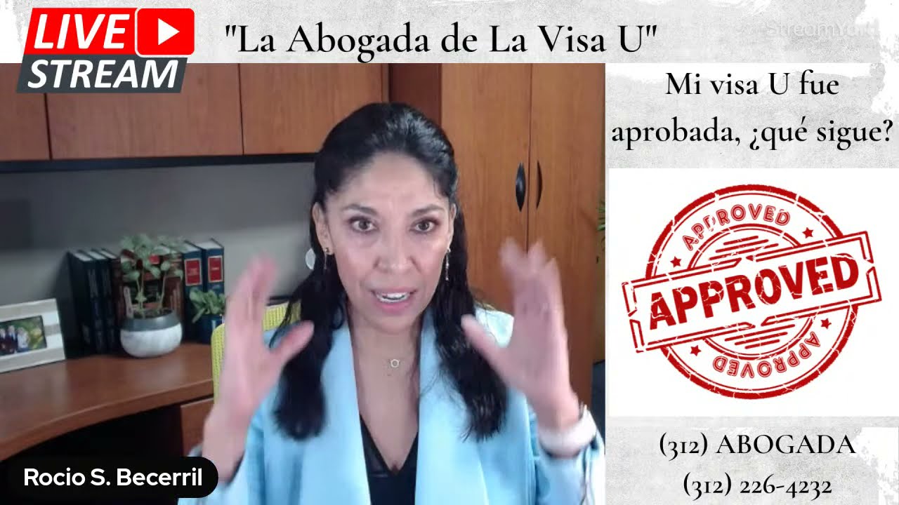 Mi visa U fue aprobada, ¿qué sigue? 2022