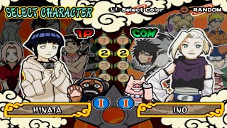 Hinata VS Ino, Sakura e Tenten (INSANE) - Naruto Shippuden Ultimate Ninja 4