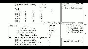 Fluid Mechanics question and answers (Part 3)