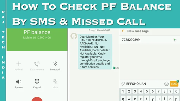 How To Check PF Balance By SMS & Missed Call